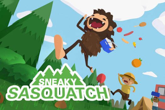 鬼鬼祟祟的大脚怪 Sneaky Sasquatch for mac 中文原生版游戏 在苹果电脑上当一只快乐大脚怪!